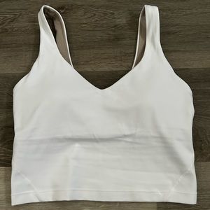 lululemon White Align Tank ,Size 4